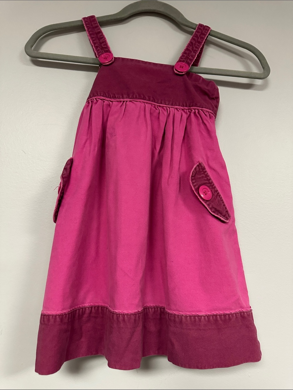 The Children's Place Dress / Jumper Pink & Purple Heavy Cotton Size 5